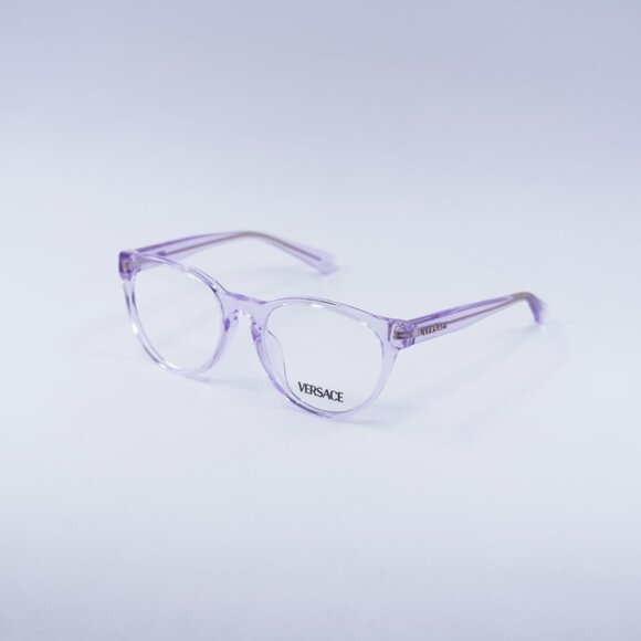 Versace Kids VK3321U 5372 Eyeglasses Pink Transparent 48mm Cat Eye Frame - Picture 8 of 11